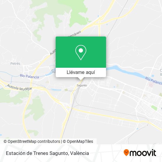 Mapa Estación de Trenes Sagunto