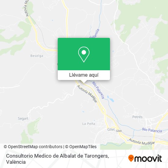 Mapa Consultorio Medico de Albalat de Tarongers