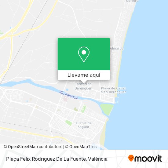 Mapa Plaça Felix Rodriguez De La Fuente