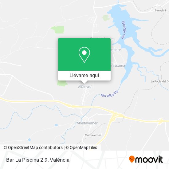 Mapa Bar La Piscina 2.9