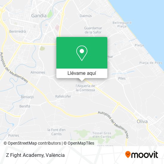 Mapa Z Fight Academy