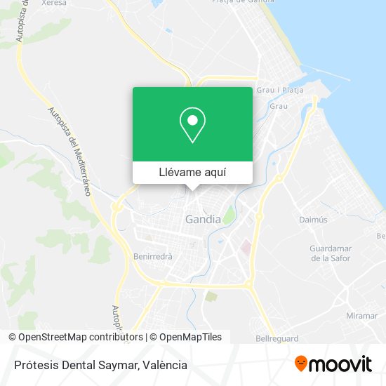 Mapa Prótesis Dental Saymar
