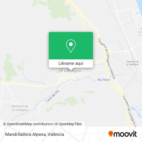Mapa Mandriladora Alpesa