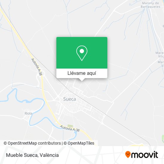 Mapa Mueble Sueca