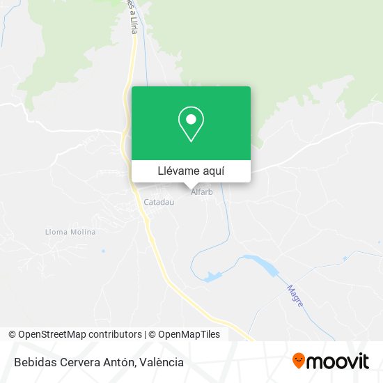 Mapa Bebidas Cervera Antón