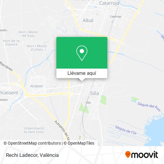 Mapa Rechi Ladecor