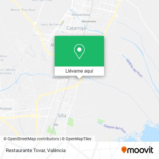 Mapa Restaurante Tovar