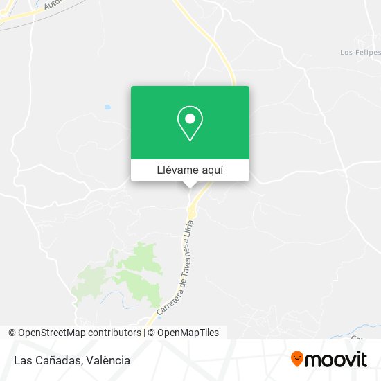 Mapa Las Cañadas
