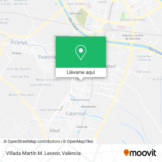 Mapa Villada Martín M. Leonor