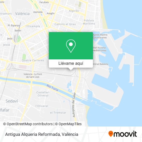 Mapa Antigua Alqueria Reformada