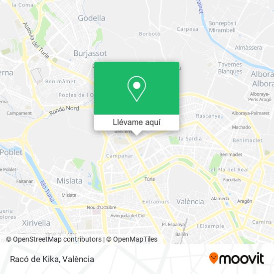 Mapa Racó de Kika