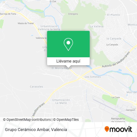 Mapa Grupo Cerámico Ambar