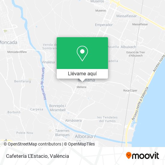 Mapa Cafetería L'Estacio