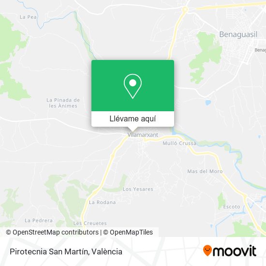 Mapa Pirotecnia San Martín