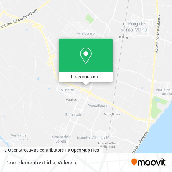 Mapa Complementos Lidia
