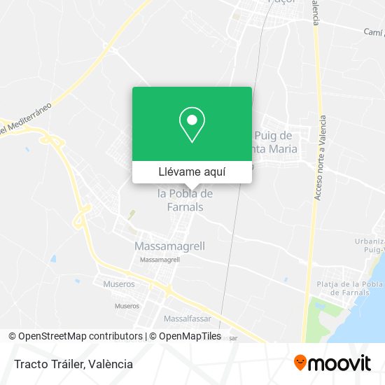 Mapa Tracto Tráiler