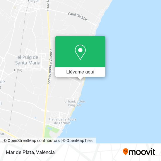 Mapa Mar de Plata