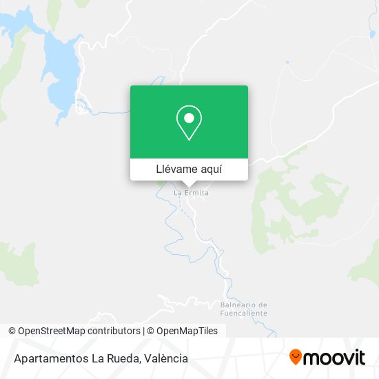 Mapa Apartamentos La Rueda
