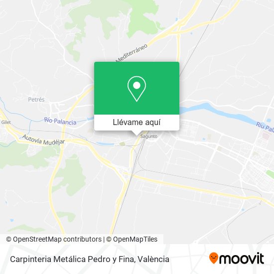 Mapa Carpinteria Metálica Pedro y Fina