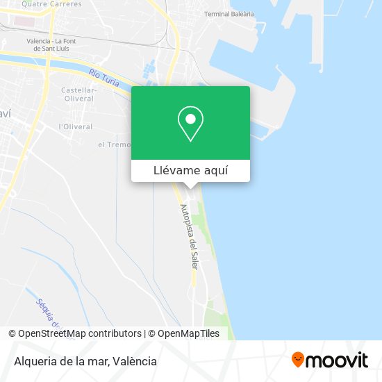 Mapa Alqueria de la mar