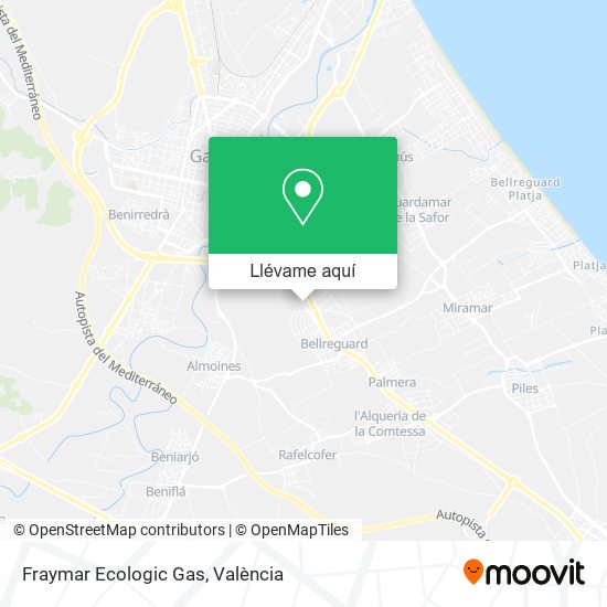 Mapa Fraymar Ecologic Gas