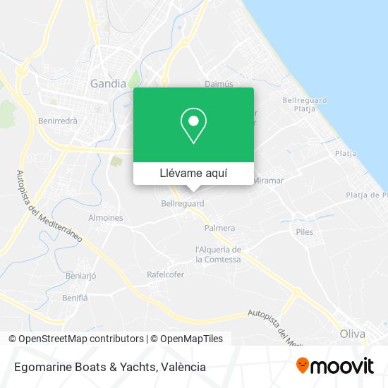 Mapa Egomarine Boats & Yachts