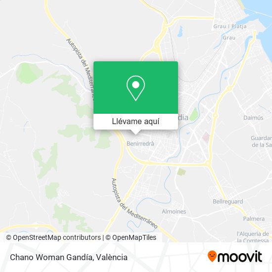 Mapa Chano Woman Gandía