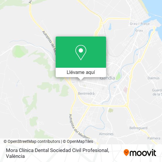 Mapa Mora Clínica Dental Sociedad Civil Profesional