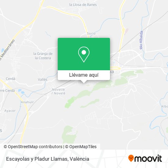 Mapa Escayolas y Pladur Llamas