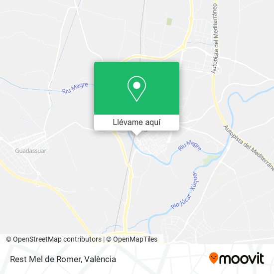Mapa Rest Mel de Romer