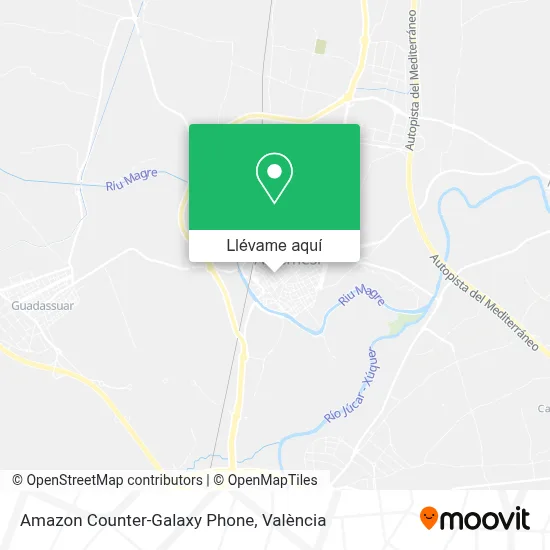 Mapa Amazon Counter-Galaxy Phone