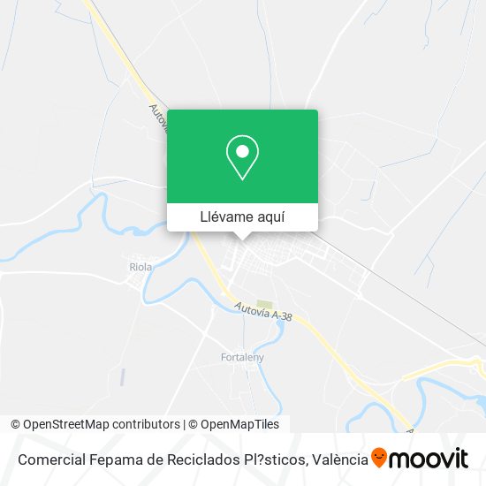 Mapa Comercial Fepama de Reciclados Pl?sticos