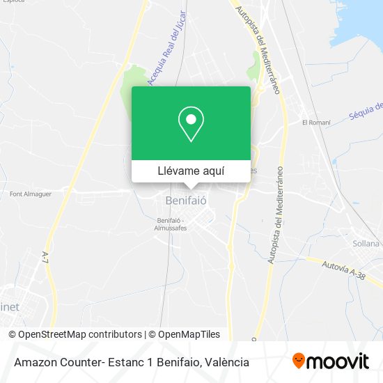 Mapa Amazon Counter- Estanc 1 Benifaio