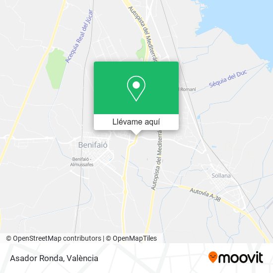 Mapa Asador Ronda