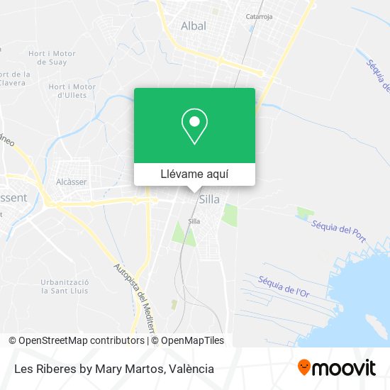 Mapa Les Riberes by Mary Martos