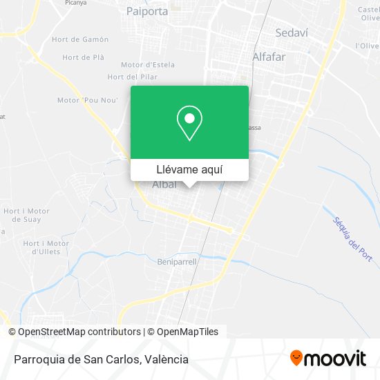 Mapa Parroquia de San Carlos