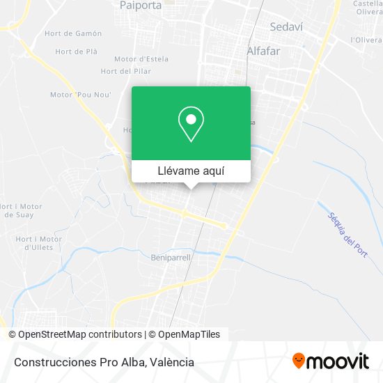 Mapa Construcciones Pro Alba