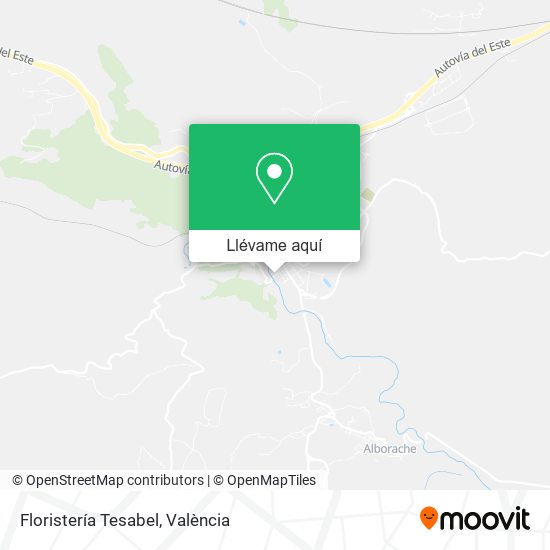 Mapa Floristería Tesabel