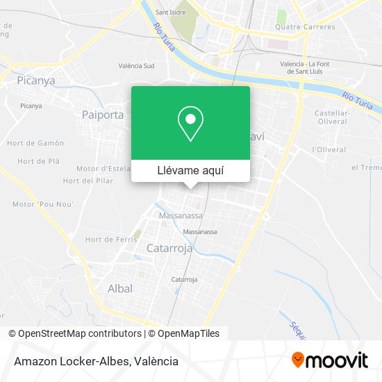 Mapa Amazon Locker-Albes