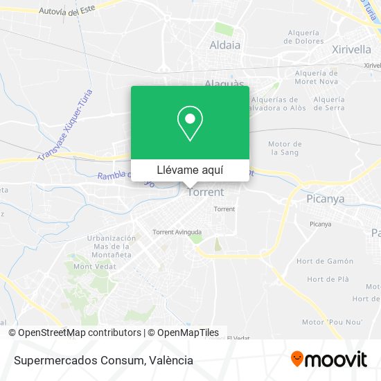 Mapa Supermercados Consum