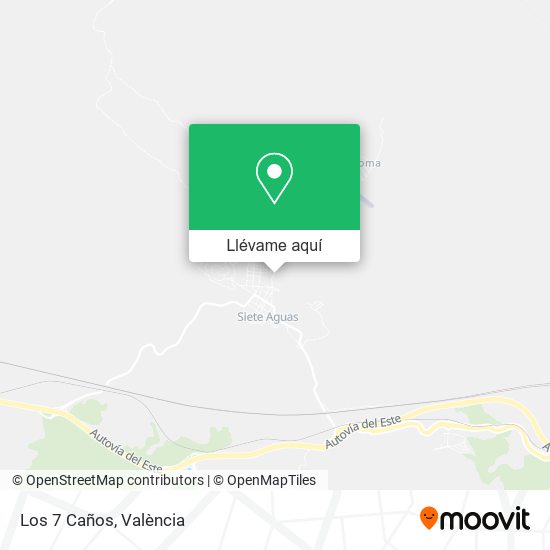 Mapa Los 7 Caños