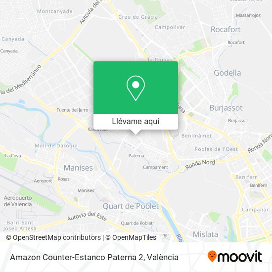 Mapa Amazon Counter-Estanco Paterna 2