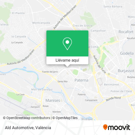 Mapa Ald Automotive