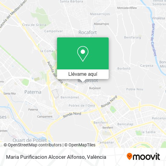 Mapa Maria Purificacion Alcocer Alfonso