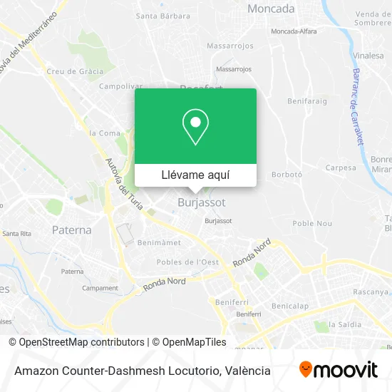 Mapa Amazon Counter-Dashmesh Locutorio