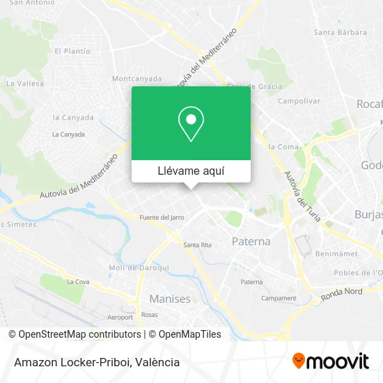 Mapa Amazon Locker-Priboi