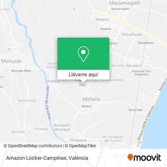 Mapa Amazon Locker-Campinas