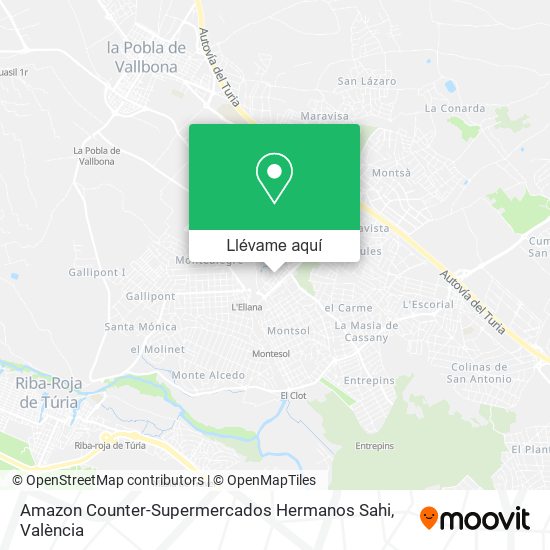 Mapa Amazon Counter-Supermercados Hermanos Sahi