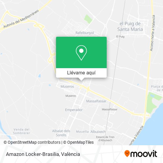 Mapa Amazon Locker-Brasilia