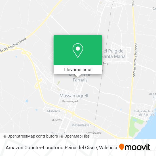 Mapa Amazon Counter-Locutorio Reina del Cisne